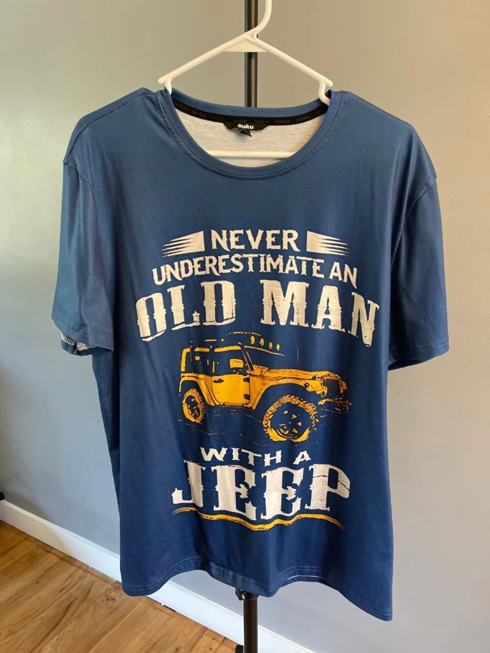 Jeep T-Shirt - Large - Blue - Old Man